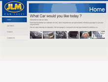 Tablet Screenshot of jlmcars.com